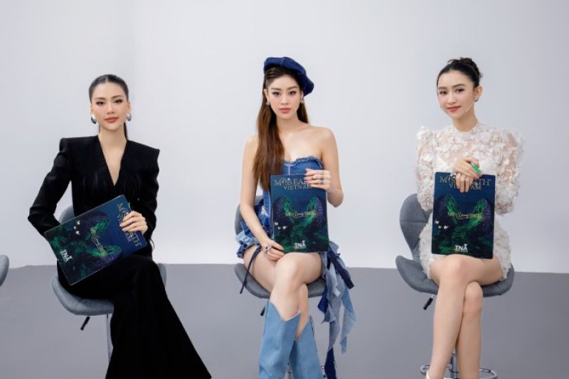 Kh&aacute;nh V&acirc;n, H&agrave; Thu, B&ugrave;i Quỳnh Hoa lu&ocirc;n đồng h&agrave;nh c&ugrave;ng th&iacute; sinh trong dự &aacute;n m&ocirc;i trường