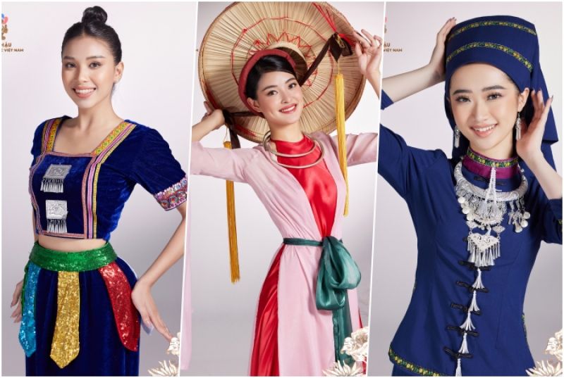 Thí sinh &quot;Hoa hậu các Dân tộc việt Nam 2022&quot; ấn tượng trong trang phục dân tộc